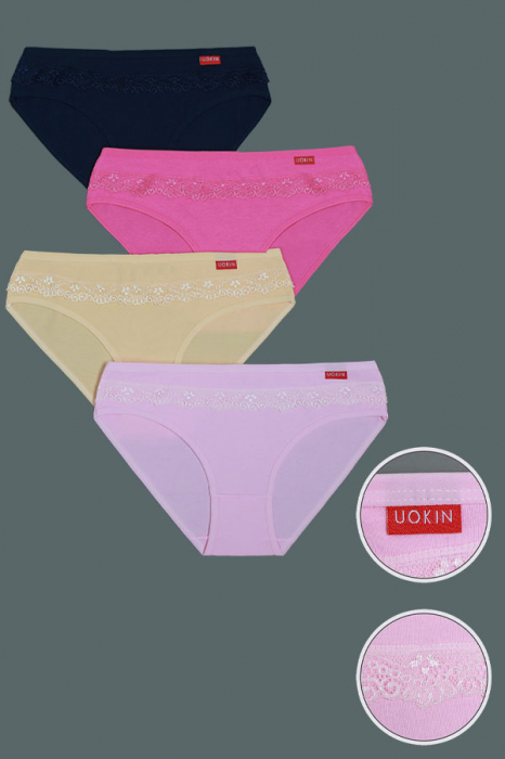 Set 4 chiloti clasici din bumbac TANG-A7889 [2]