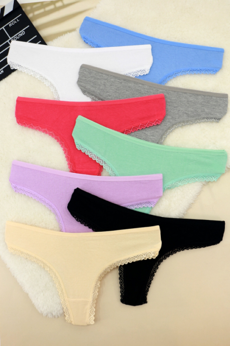 Set 4 chiloti tanga din bumbac ADU-X0629 [4]