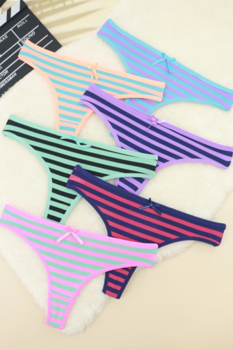 Set 4 chiloti tanga din bumbac ADU-X2436 [3]