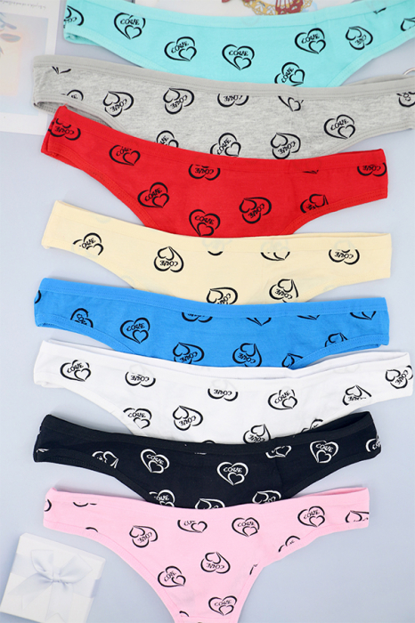 Set 4 chiloti tanga din bumbac ADU-X2685 [2]