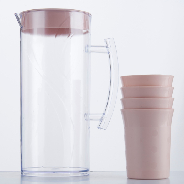 Set 4 pahare si carafa 1500 ml SHYE-5728-4roz [3]