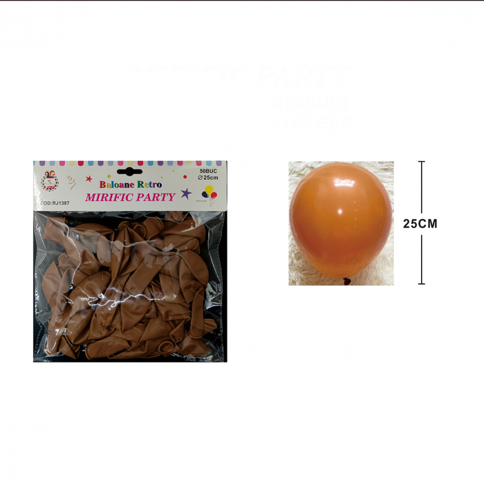 Set 50 baloane din latex pentru petrecere 25 cm RJ1387 [2]