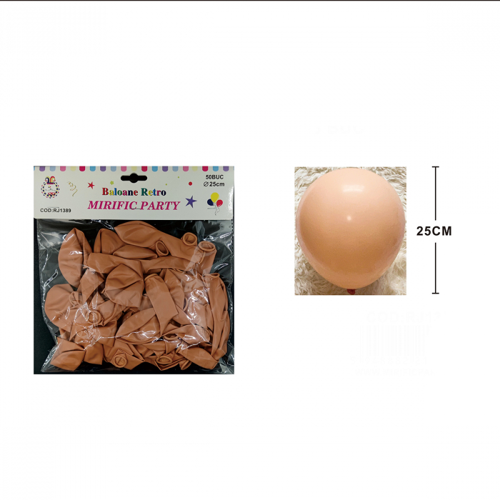 Set 50 baloane din latex pentru petrecere 25 cm RJ1389 [2]