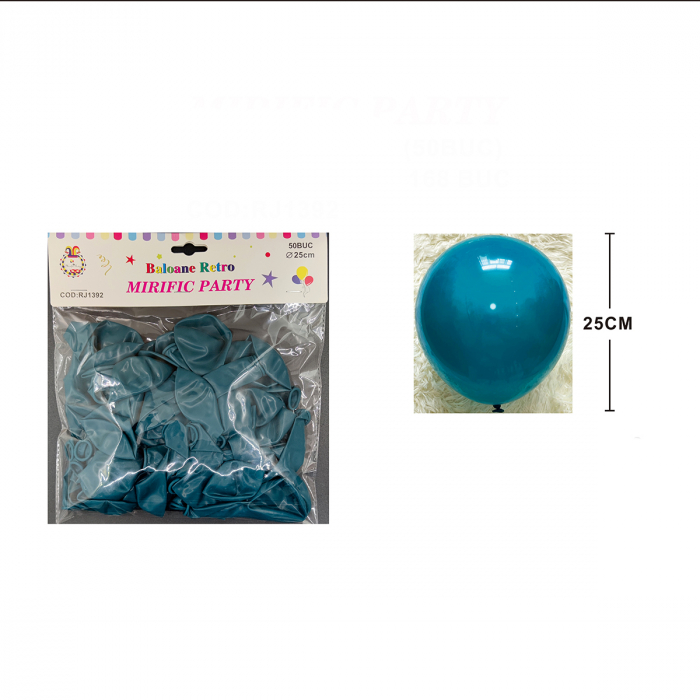 Set 50 baloane din latex pentru petrecere 25 cm RJ1392 [2]