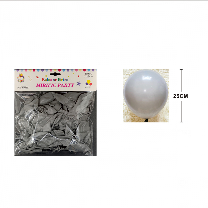 Set 50 baloane din latex pentru petrecere 25 cm RJ1393 [2]