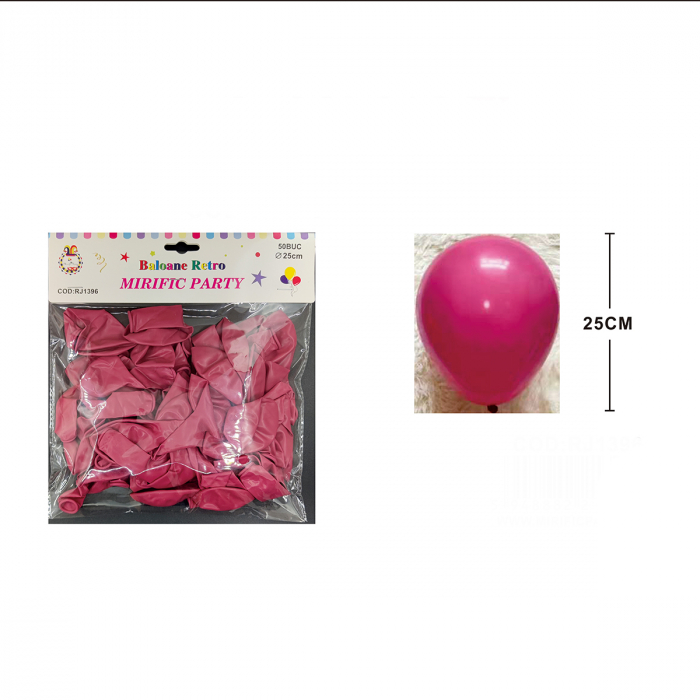 Set 50 baloane din latex pentru petrecere 25 cm RJ1396 [2]