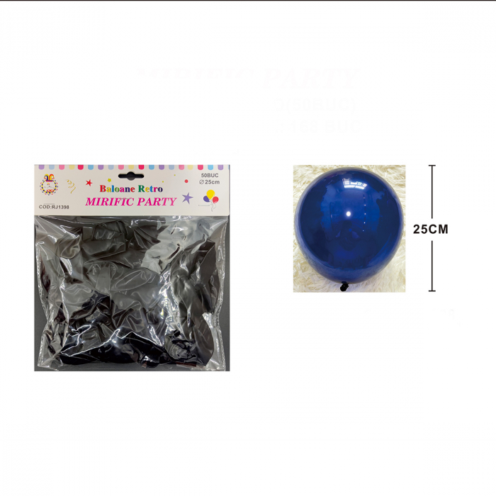 Set 50 baloane din latex pentru petrecere 25 cm RJ1398 [2]
