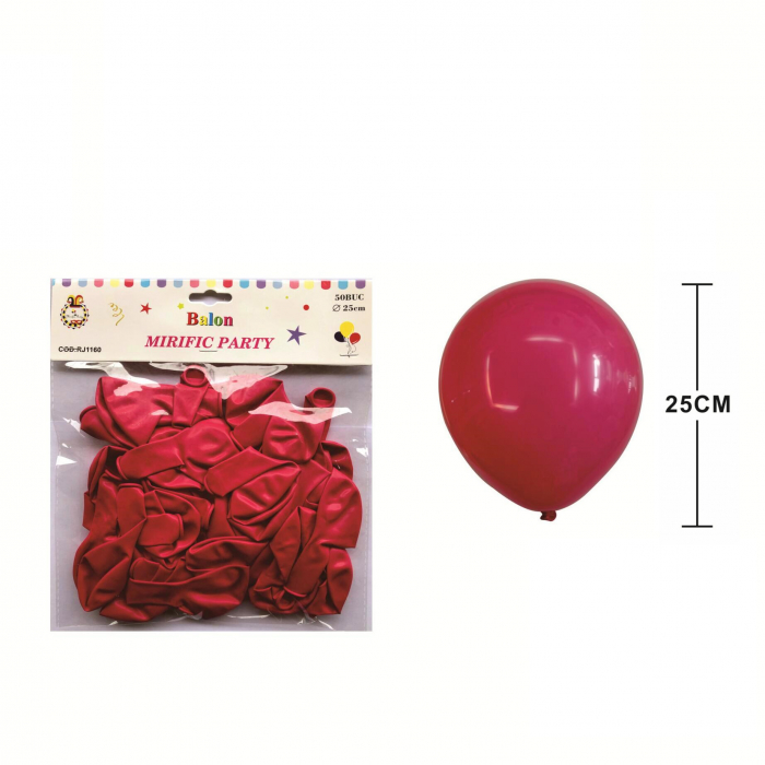 Set 50 baloane pentru petrecere 25 cm RJ1160 [2]