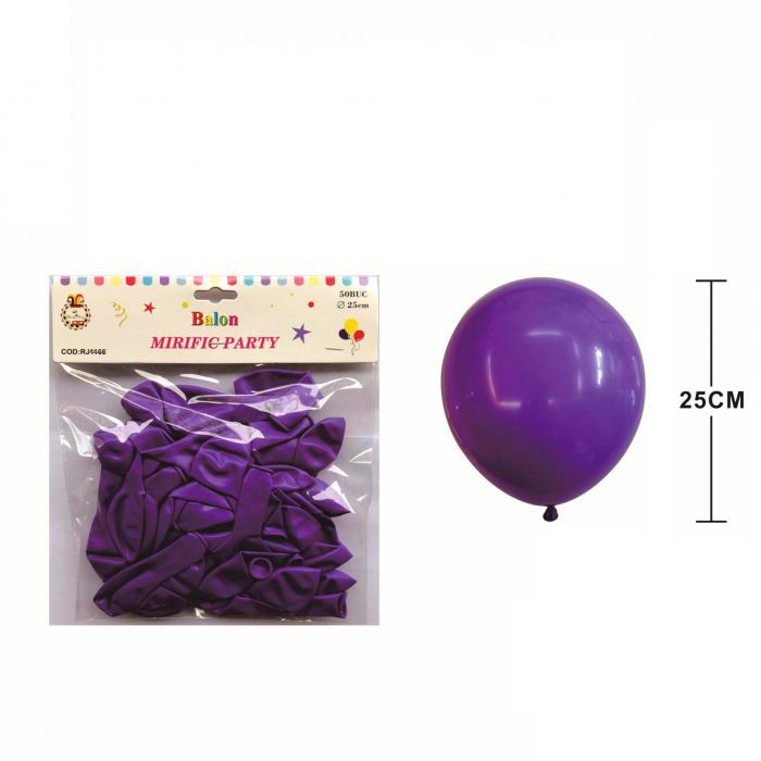 Set 50 baloane pentru petrecere 25 cm RJ1166 [2]