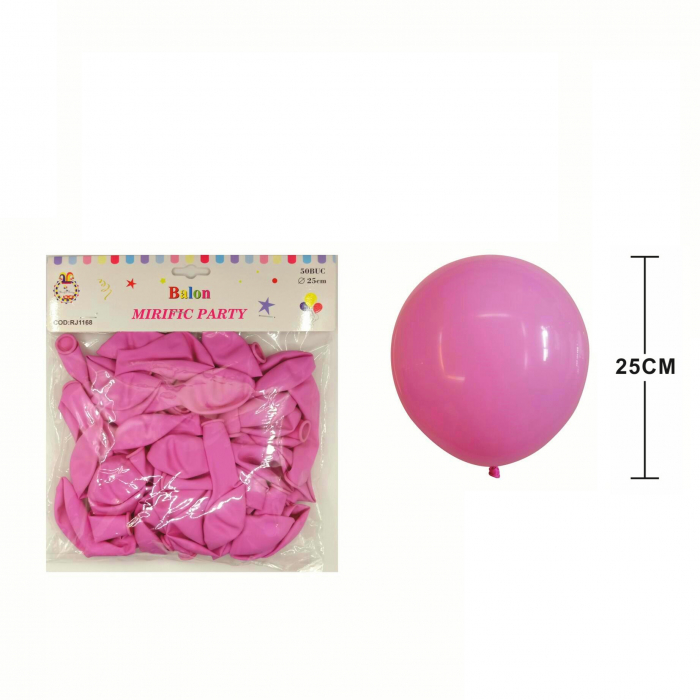 Set 50 baloane pentru petrecere 25 cm RJ1168 [2]