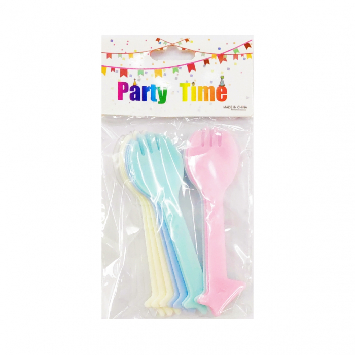 Set 12 lingurite din plastic pentru party 2260-24 [2]