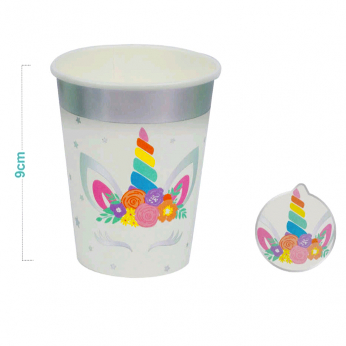 Set 6 pahare pentru petrecere ' Unicorn ' 9 cm XXJ-BI0083 [2]