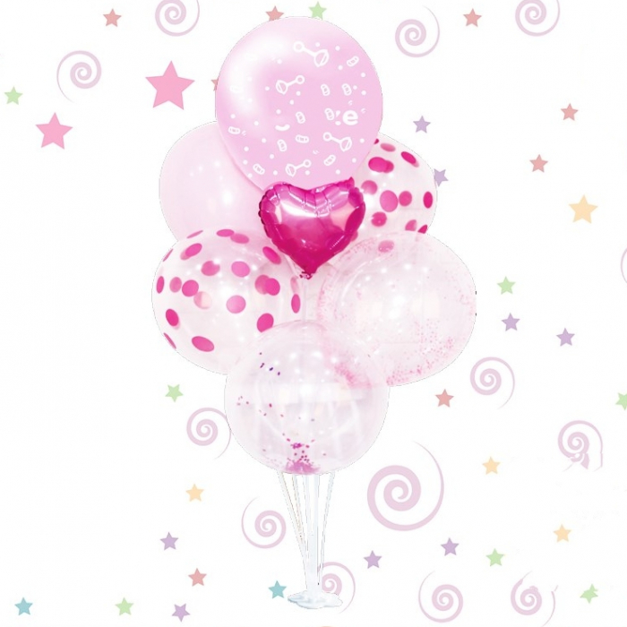 Set 7 baloane aniversare cu suport 058699 [1]