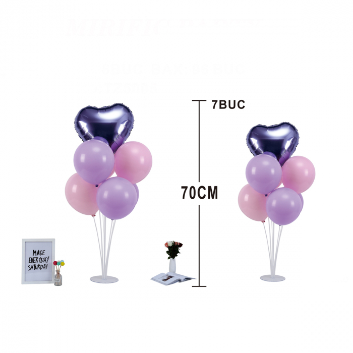 Set 7 baloane din latex cu suport 70 cm TZ5005 [2]