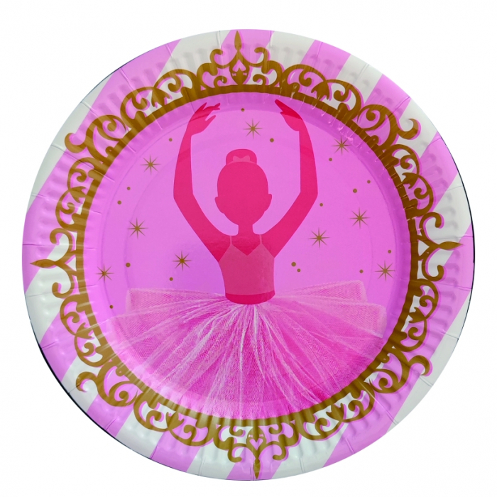 Set 8 farfurii pentru petrecere ' Balerina ' PZ3236 [1]