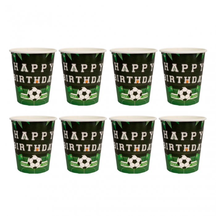 Set 8 pahare pentru petrecere cu tematica Fotbal PZ7442 [1]