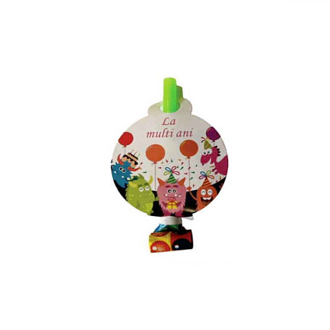Set 8 suflatori pentru petrecere ' La multi ani ' 26 cm QT9806 [1]