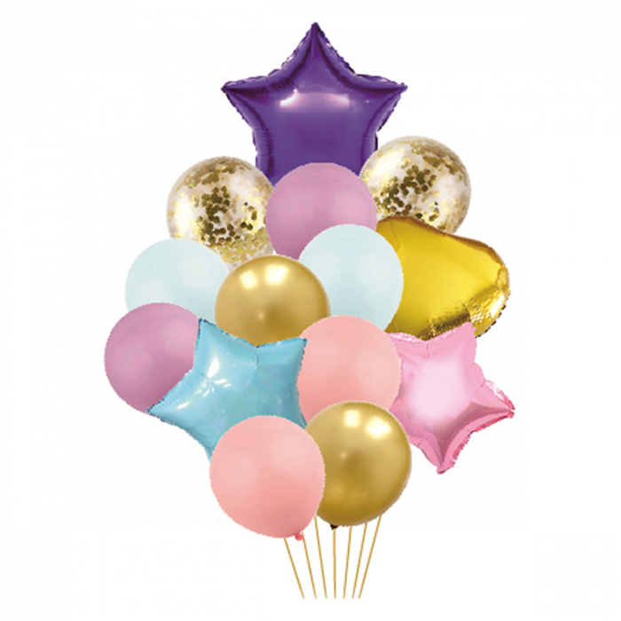 Set aranjament 14 baloane din latex 45 cm TZ5144 [1]