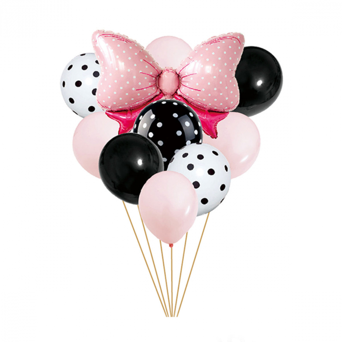 Set aranjament 10 baloane figurina papion 90 cm TZ5224 [1]