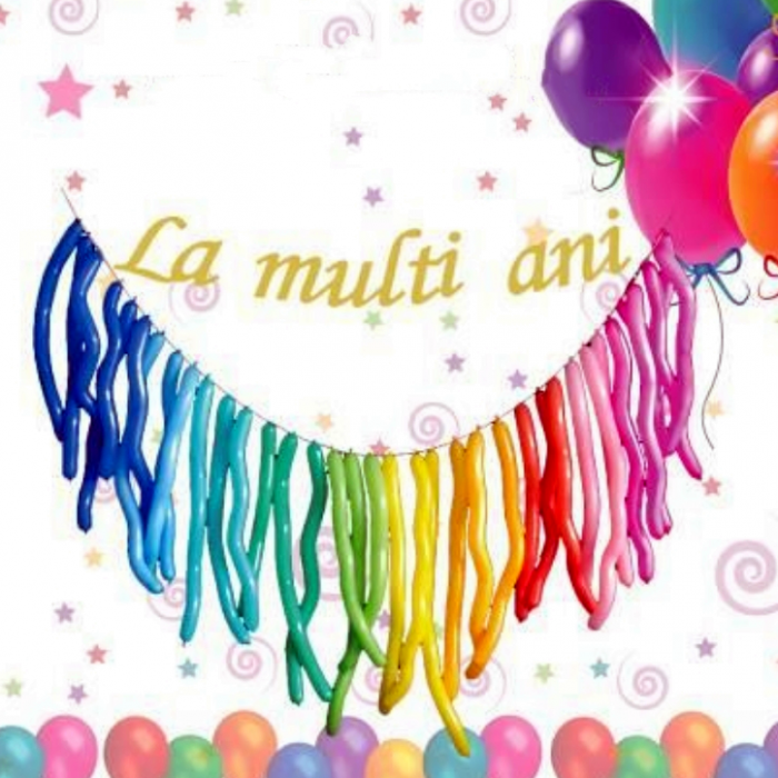Set aranjament 36 baloane "La multi ani" 058434 [1]