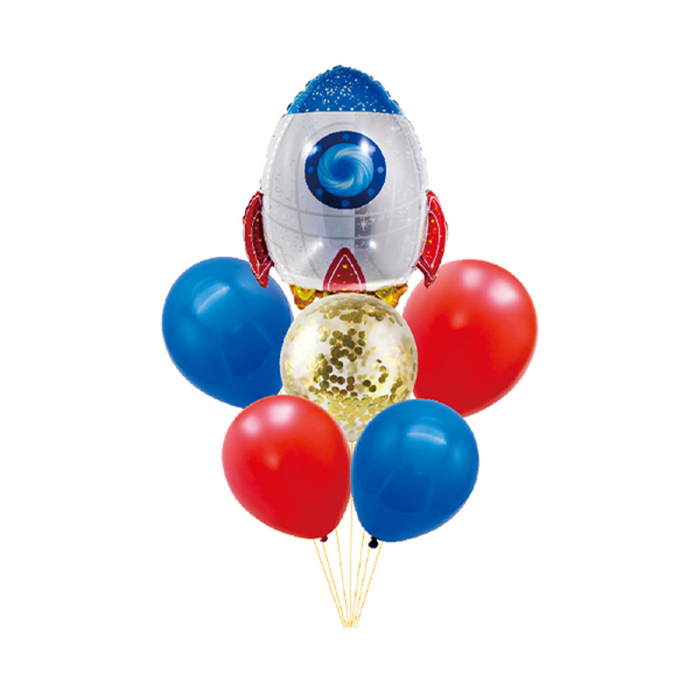 Set aranjament 6 baloane cu tematica univers 65 x 54 cm TZ5216 [1]
