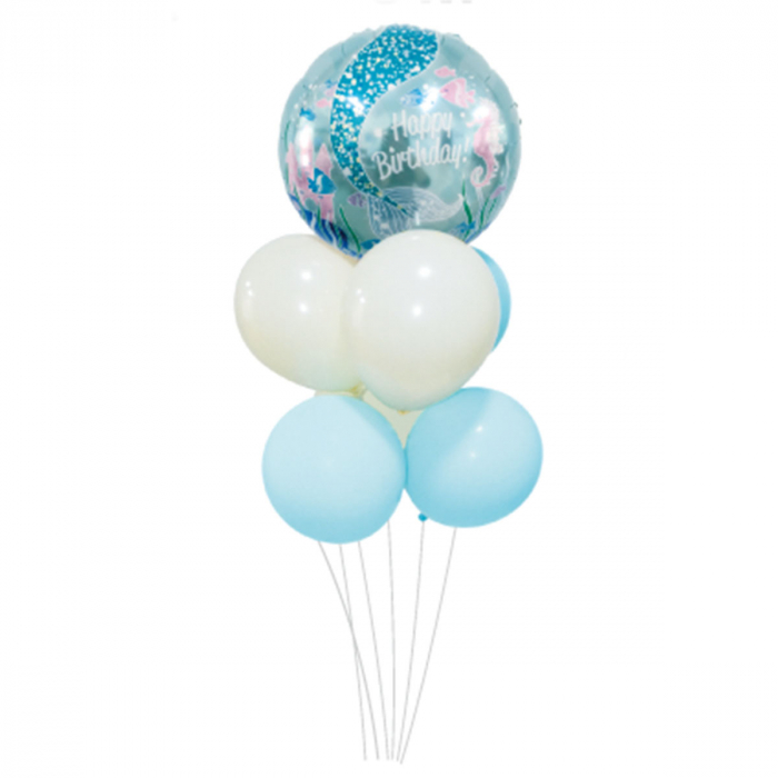 Set aranjament 7 baloane din latex ' Happy birthday ' 55 x 90 cm TZ5104 [1]