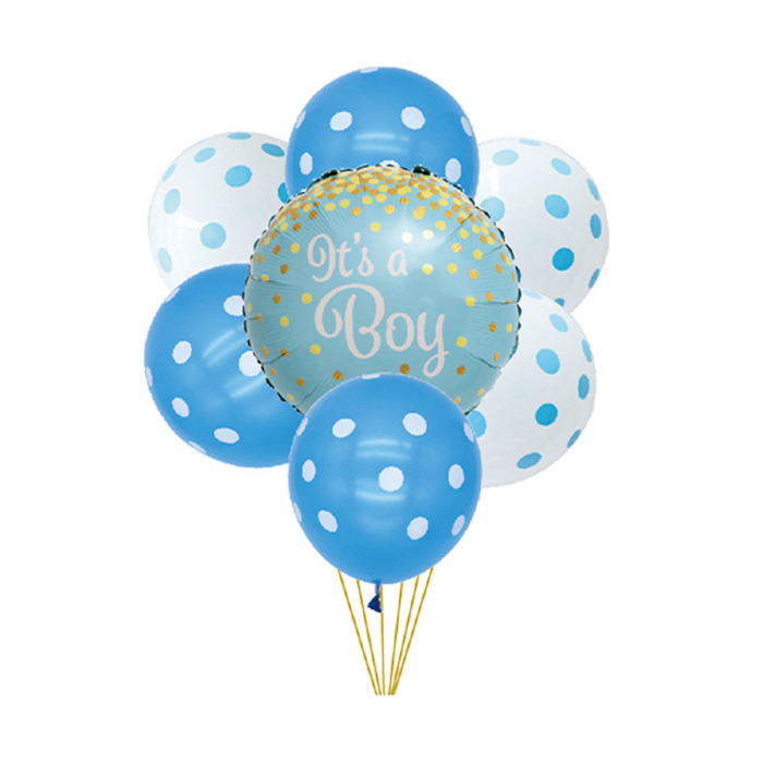 Set aranjament 7 baloane ' It's a Boy ' 45 cm TZ5204 [1]