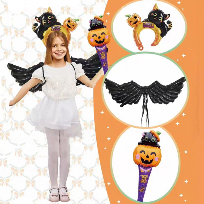 Set 3 baloane folie pentru costumatia de Halloween LY-2439-15 [2]