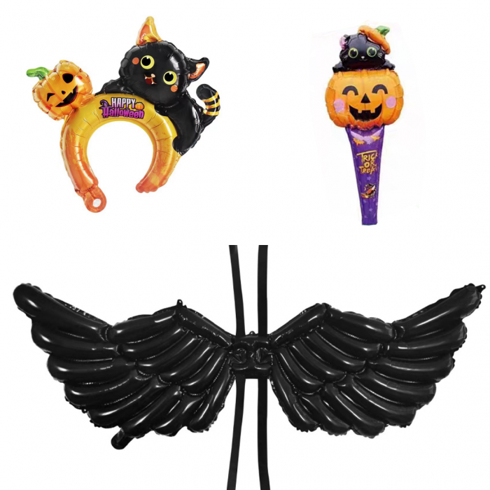Set 3 baloane folie pentru costumatia de Halloween LY-2439-15 [1]