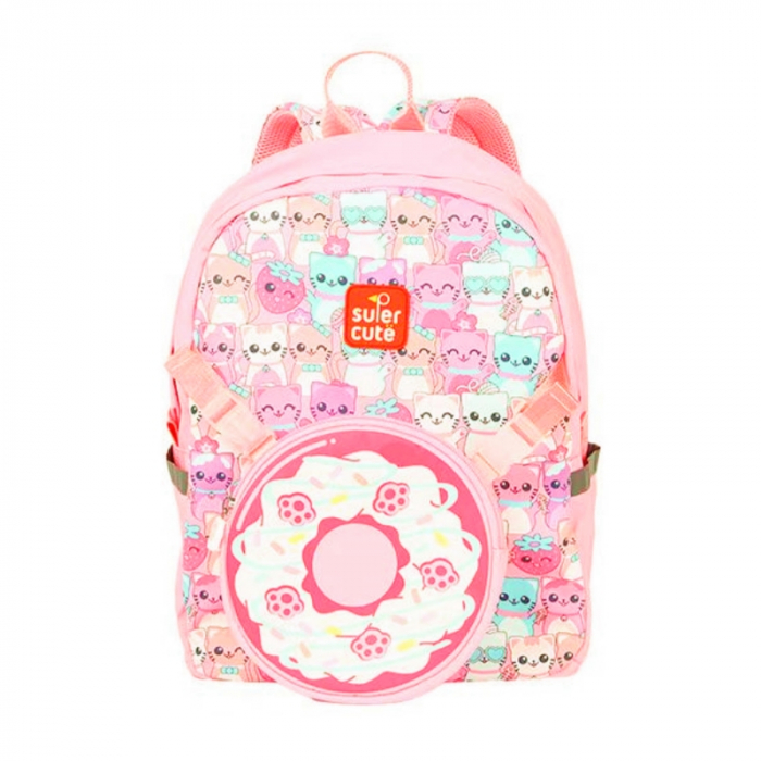 Set ghiozdan si gentuta de umar pentru gradinita sau scoala ZY-3811donut [2]