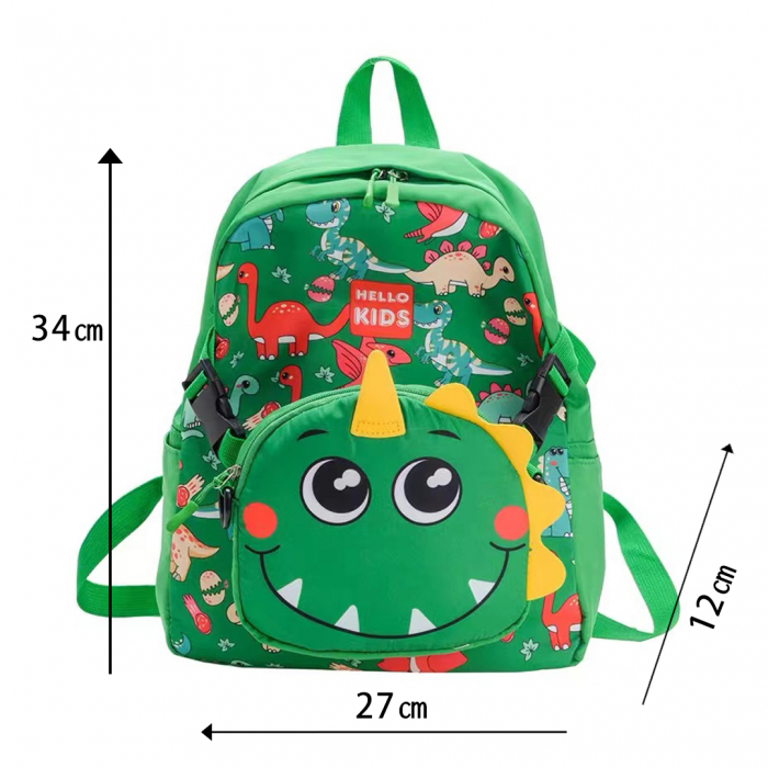 Set ghiozdan si gentuta de umar pentru gradinita sau scoala ZY-3811verde [2]