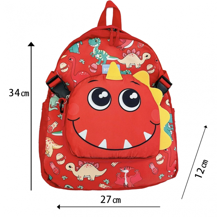 Set ghiozdan si gentuta de umar pentru gradinita sau scoala ZY-3811rosu [2]