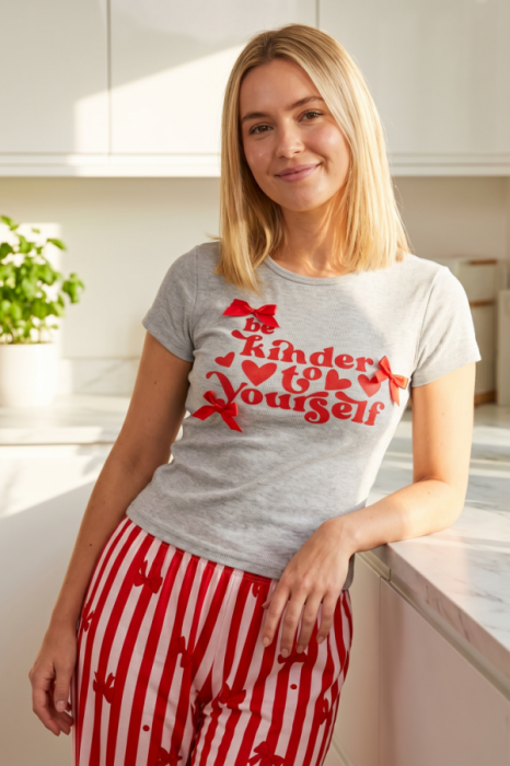 Set pijama doua piese, tricou si pantaloni lungi SUSU-2604-1 [5]