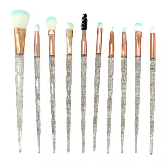 Set portabil cu 10 pensule machiaj SL-1010Ztransparent [1]