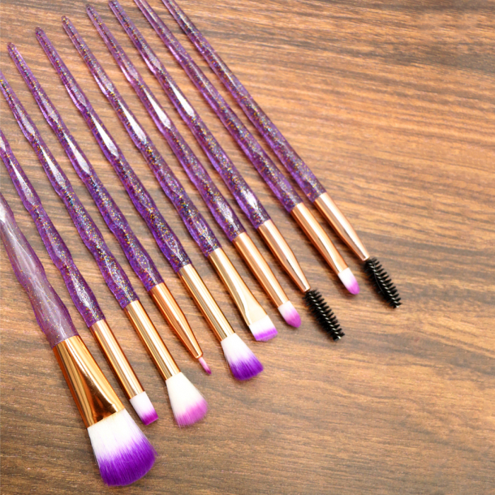 Set portabil cu 10 pensule machiaj SL-1010Zmov [2]