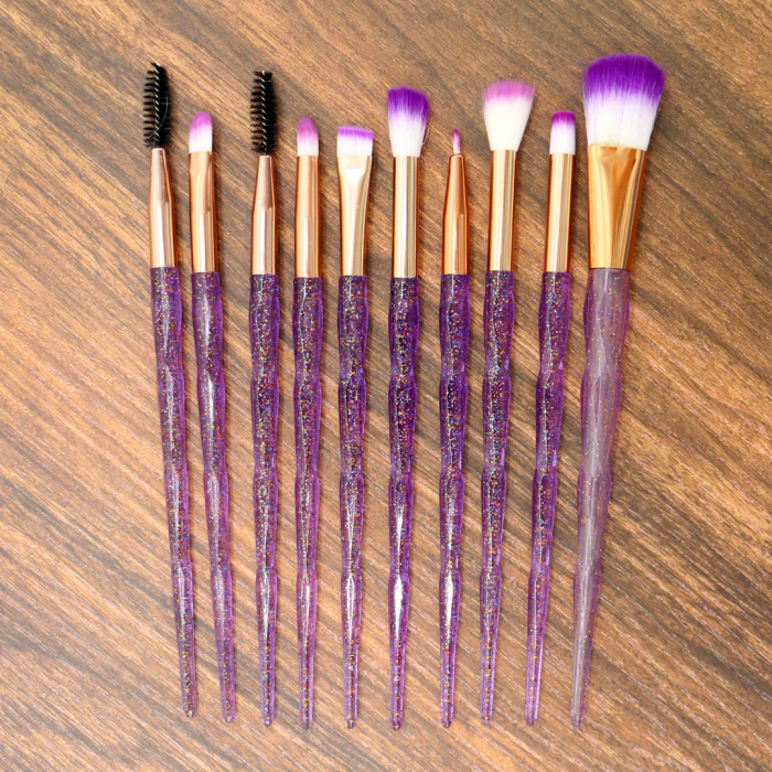 Set portabil cu 10 pensule machiaj SL-1010Zmov [3]
