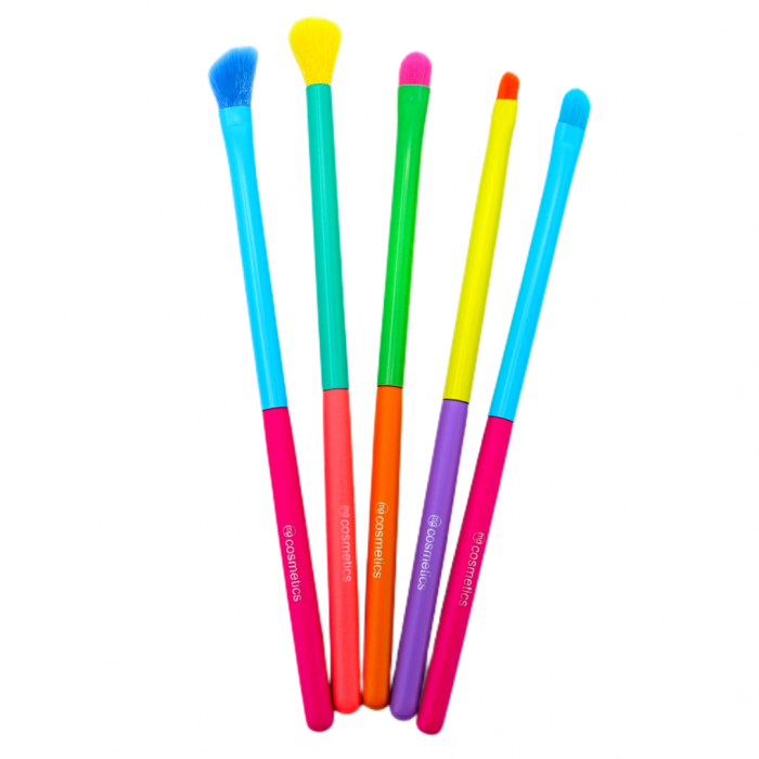 Set portabil cu 5 pensule multicolore pentru machiaj MP-503 [1]