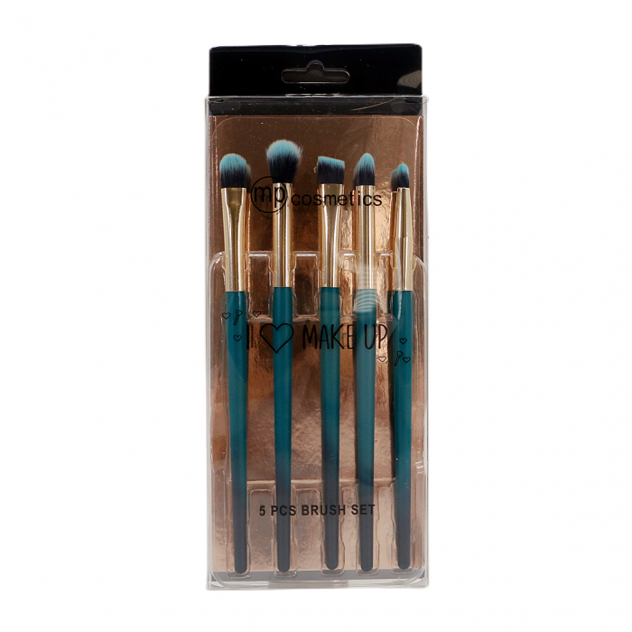 Set portabil cu 5 pensule machiaj MP-504 [2]