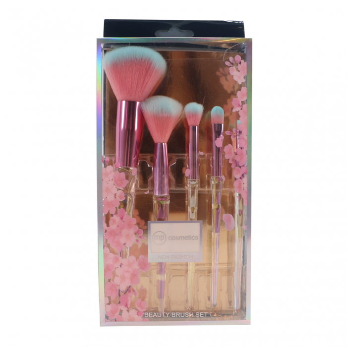 Set portabil cu 5 pensule machiaj MP-501 [2]