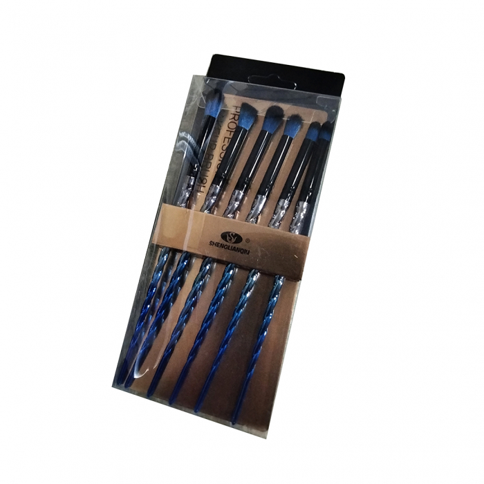 Set portabil cu 6 pensule machiaj SL-4006Calbastru [2]
