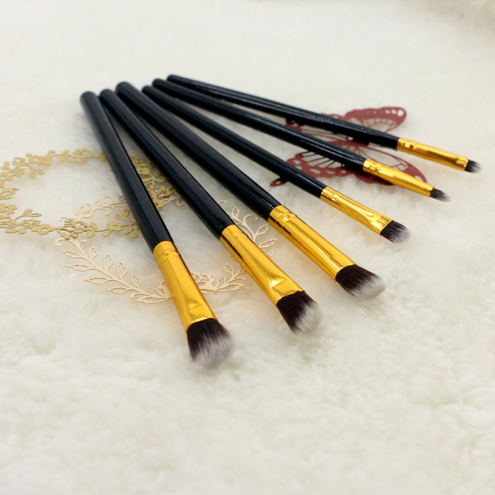 Set portabil cu 6 pensule machiaj SL-4006Cnegru [3]