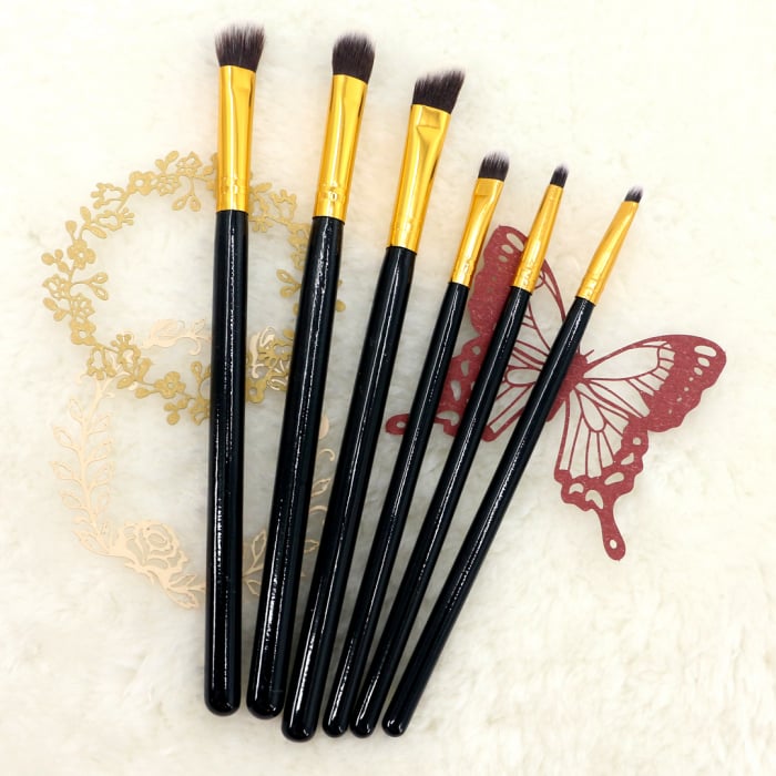 Set portabil cu 6 pensule machiaj SL-4006Cnegru [5]