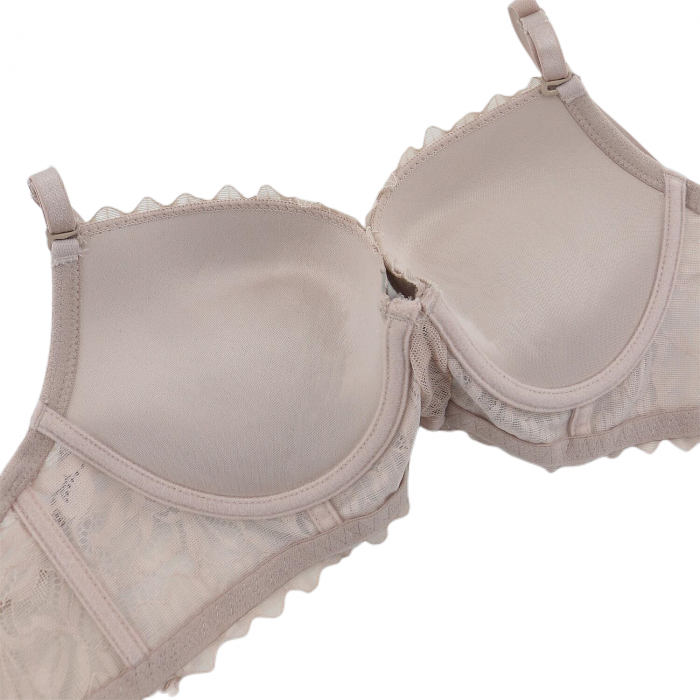 Set doua piese lenjerie intima, sutien cu push-up si chiloti sexy G-20roz [3]