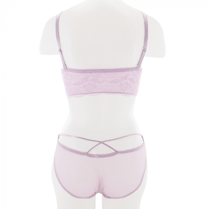 Set doua piese lenjerie intima, top si chiloti sexy V2roz [2]