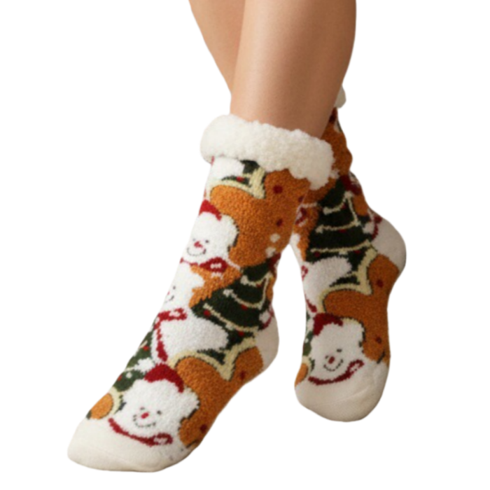 Sosete flausate cu tematica de Craciun 31508-4C [3]