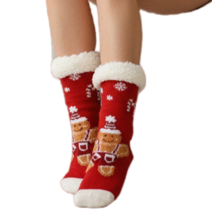 Sosete flausate cu tematica de Craciun 31508-4F [4]