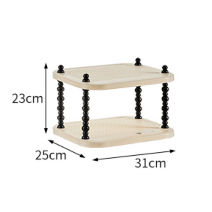 Suport incaltaminte multifunctional cu 2 rafturi SHYE-6856-2 [2]