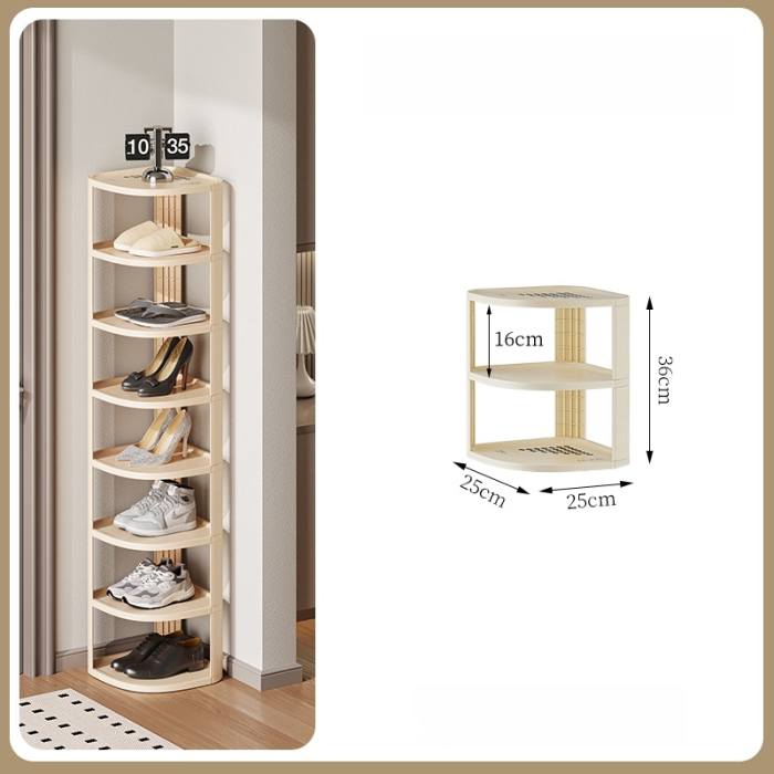Suport incaltaminte multifunctional pentru colt cu 3 rafturi SHYE-6772-3 [3]