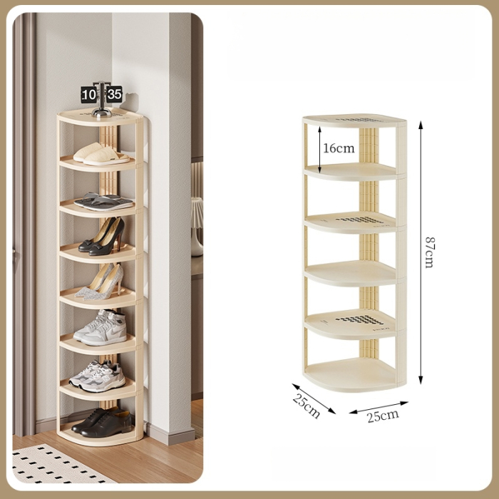 Suport incaltaminte multifunctional pentru colt cu 6 rafturi SHYE-6772-6 [4]