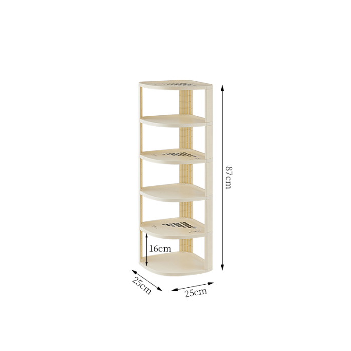 Suport incaltaminte multifunctional pentru colt cu 6 rafturi SHYE-6772-6 [2]